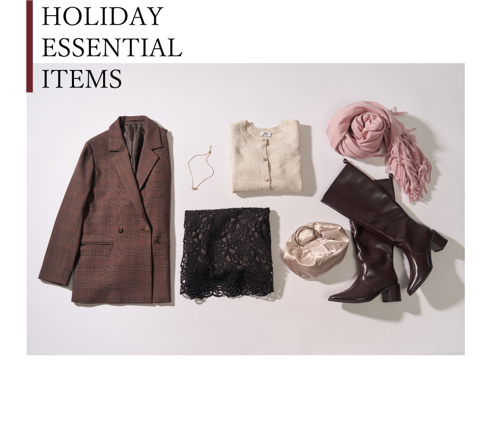 HOLIDAY LOOK ～2024 winter collection modern ladylike～